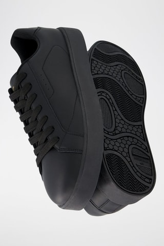 Sapatilhas com plataforma - Preto