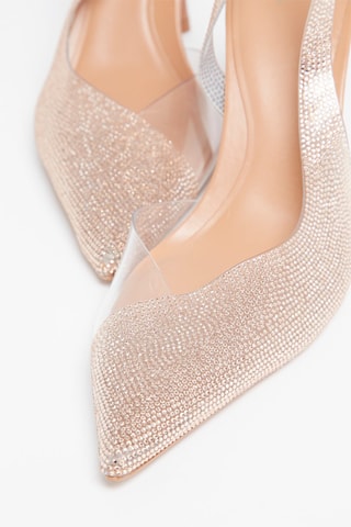 Sapatos de salto Prateado