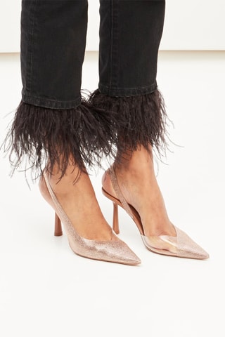 Sapatos de salto Prateado