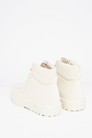 Zapatillas altas - Crudo