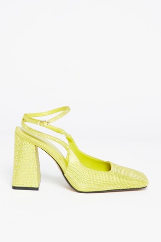 Sandálias de salto Amarelo