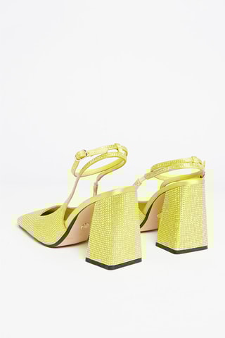 Sandálias de salto Amarelo