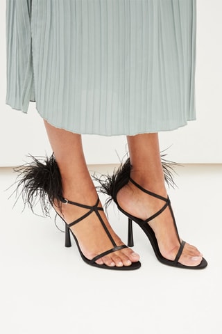 Sandálias de salto Preto