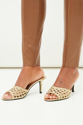 Mules de salto - Dourado