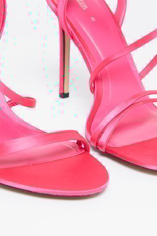 Sandálias de salto Rosa