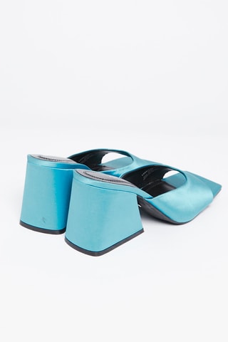 Mules de salto Azul-claro