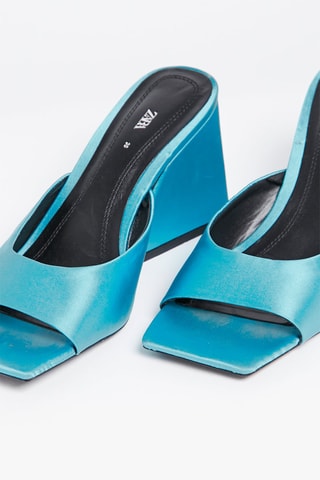 Mules de salto Azul-claro