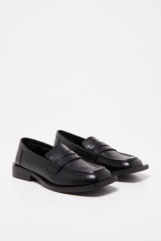 Mocassins de salto ­- Preto