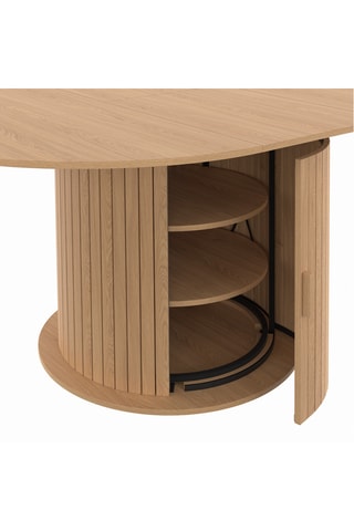 Table extensible Albane - 75 x 110 x 110/150 cm