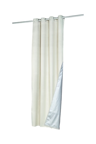 Rideaux thermiques beiges 135x240 cm - lot de 2