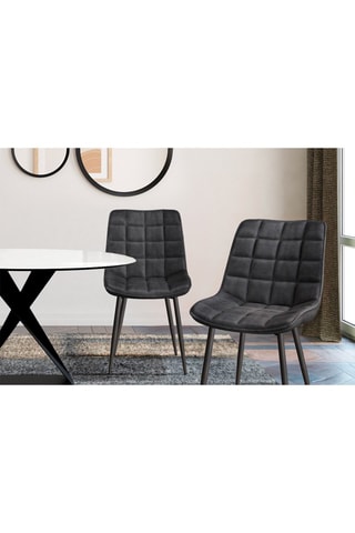 2 chaises Melinda - 46 x 62,5 x 84 cm