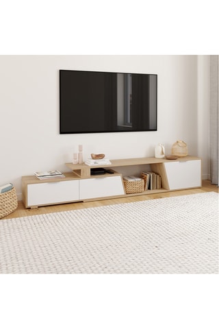 Meuble TV extensible Livona - 180/270 x 40 x 35 cm