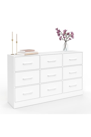 Commode 9 tiroirs Uma - 113 x 30 x 70 cm