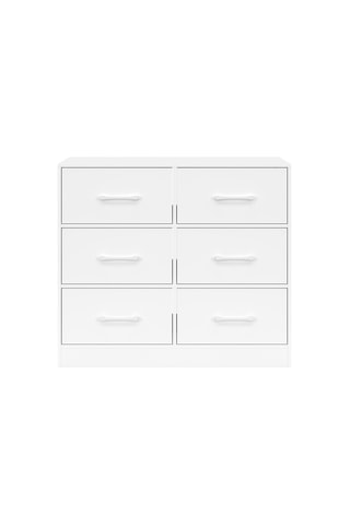 Commode 6 tiroirs Uma - 80 x 70 x 30 cm