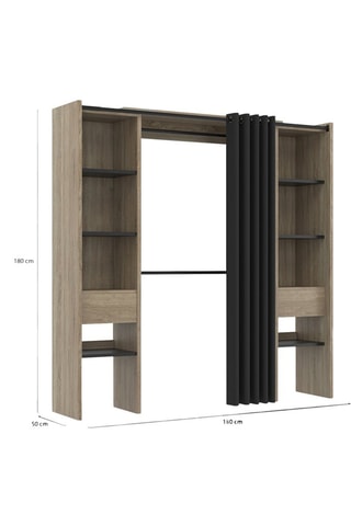 Dressing extensible - 120/180 x 50 x 180 cm