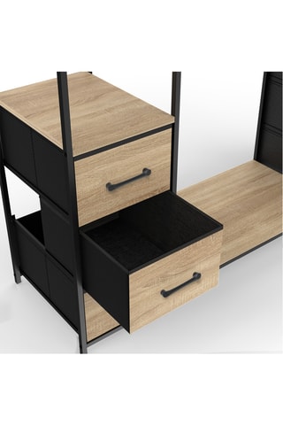 Dressing 6 tiroirs Iris - 167 x 140 x 40 cm