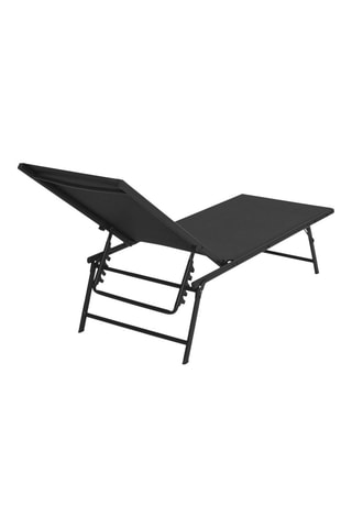 2 chaises longues inclinables 4 positions Malaga - 190 x 58 x 33 cm