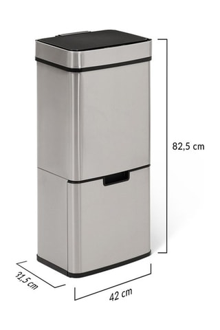 Poubelle de tri automatique - 72L