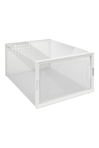 Boites de rangement à chaussures empilables transparentes - lot de 12