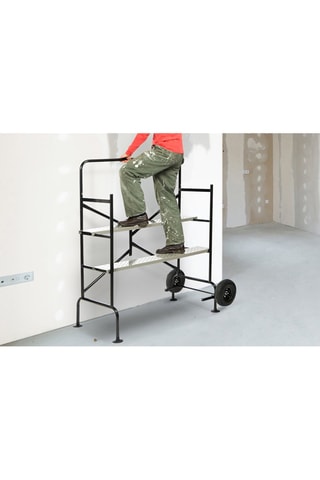 Echafaudage sur roues - 141 x 135 x 80 cm