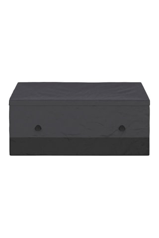 Coffre de rangement pour extérieur gris anthracite avec bâche 600L