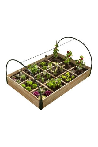 2 serres de potager 12 compartiments - 115 x 80 x 54 cm