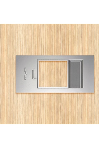 Bloc-porte d'intérieur Miro avec poignée Exclusive - Imitation chêne clair et gris - 93 x 204 cm