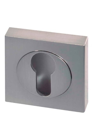 Poignée à cylindre Rome - Finition chromé brillant - Pour porte de 30 à 50 mm