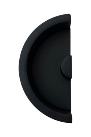 Poignée demi-lune pour porte coulissante Design - Noir mat - Pour porte de 40 mm