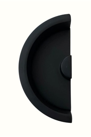 Poignée demi-lune pour porte coulissante Design - Noir mat - Pour porte de 40 mm