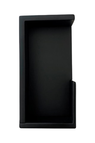 Poignée rectangulaire pour porte coulissante Design - Noir mat - Pour porte de 40 mm