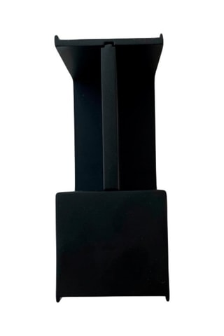 Poignée rectangulaire pour porte coulissante Design - Noir mat - Pour porte de 40 mm