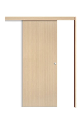 Porte coulissante en applique Miro - Imitation chêne clair - 73 x 204 cm