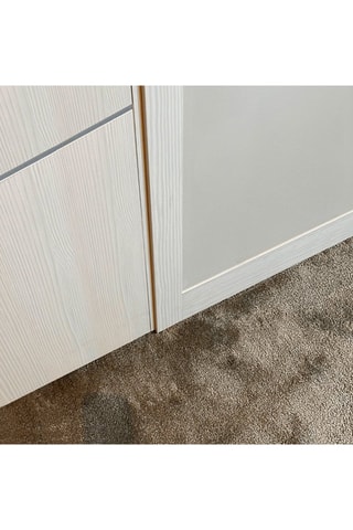 Lot de 7 plinthes - Imitation chêne blanc - 7 plinthes de 2 m