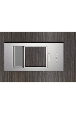 Bloc-porte d'intérieur Miro avec poignée Exclusive - Imitation chêne cendré et gris - 73 x 204 cm