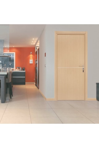 Bloc-porte d'intérieur Riva - Imitation chêne clair - 83 x 204 cm