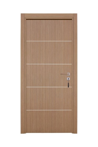 Bloc-porte d'intérieur Seymour - Imitation chêne gris - 93 x 204 cm