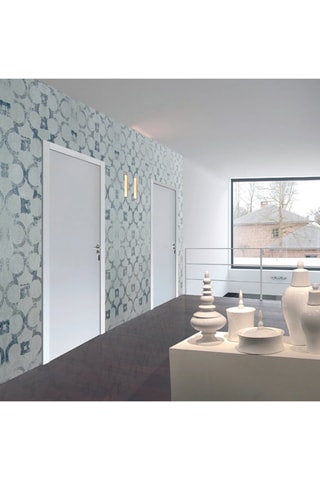 Bloc-porte d'intérieur pré-peint Liberto - Blanc - 93 x 204 cm