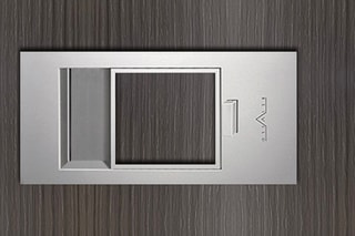 Bloc-porte d'intérieur Miro avec poignée Exclusive - Imitation chêne cendré et gris - 63 x 204 cm