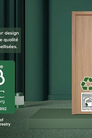 Porte en bois Miro - 204 x 83 cm