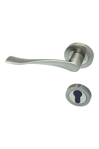 Poignée à cylindre Livourne - Finition chromé - Porte de 30 à 50 mm