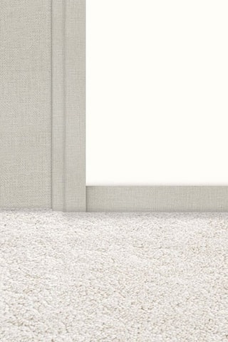 7 plinthes Premium - Finition aspect textile Opale - 7 x 2 m