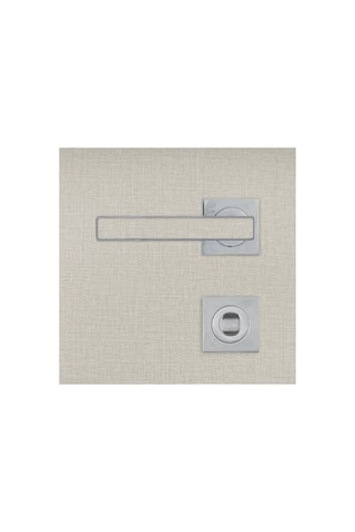 Poignée à condamnation Premium - Imitation textile Opale - Porte de 30 à 50 mm