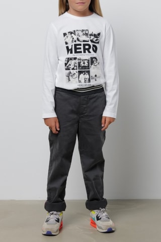 Pantaloni - Grigio scuro melange