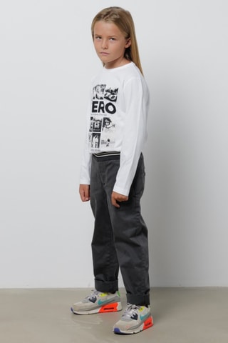 Pantaloni - Grigio scuro melange