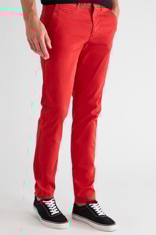 Pantaloni chino - Rosso