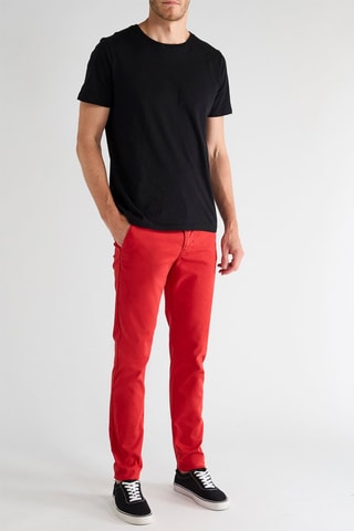 Pantaloni chino - Rosso