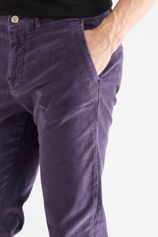 Pantaloni in velluto - Viola