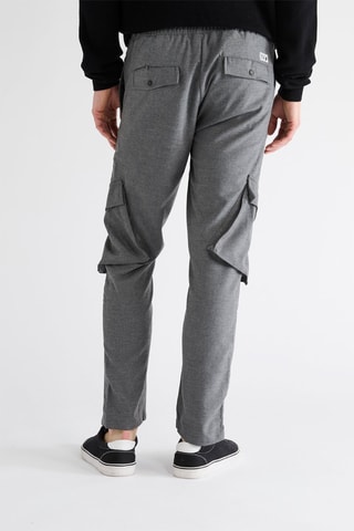 Pantaloni cargo - Grigio melange