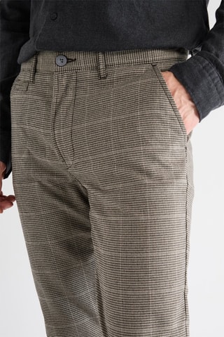 Pantaloni chino - Grigio e nero